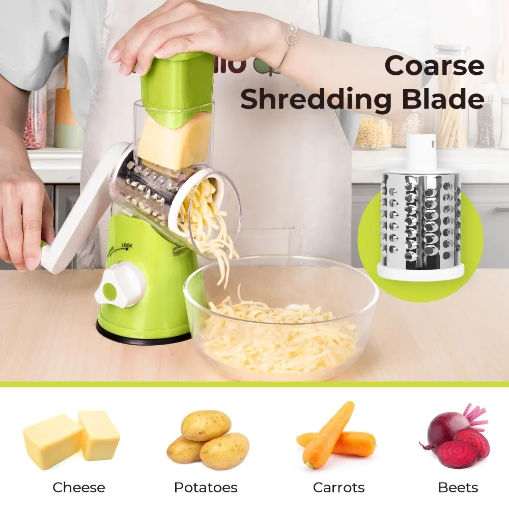 Kitchen Gadgets In China - Ręczna tarka obrotowa do sera i