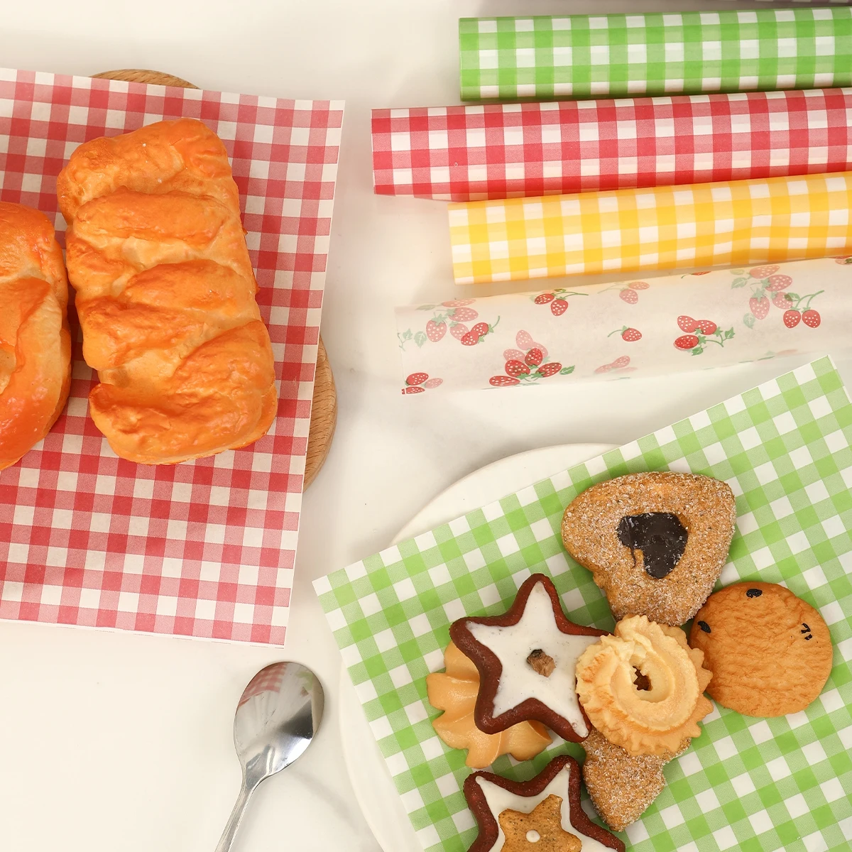 Kitchen Gadgets To Gift - 50 sztuk olejoodporny papier do pakowania