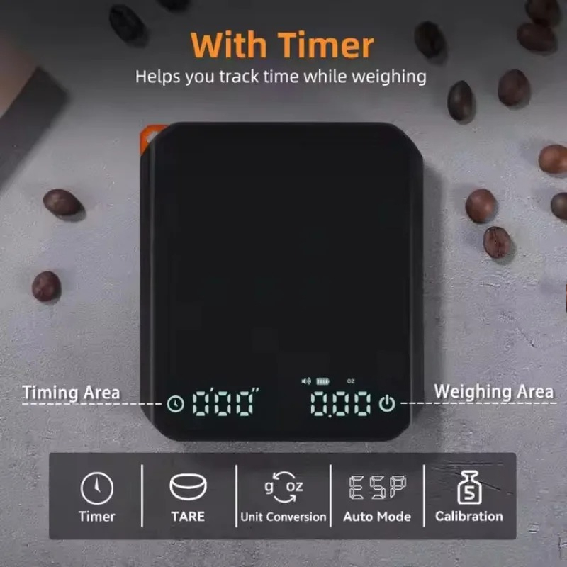 Digital Kitchen Scale - Waga kuchenna KitchenMini z timerem, 2