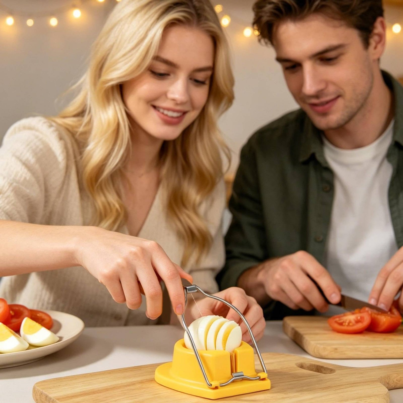 Kitchen Gadgets Wirecutter - Nierdzewny drut stalowy do cięcia jajek