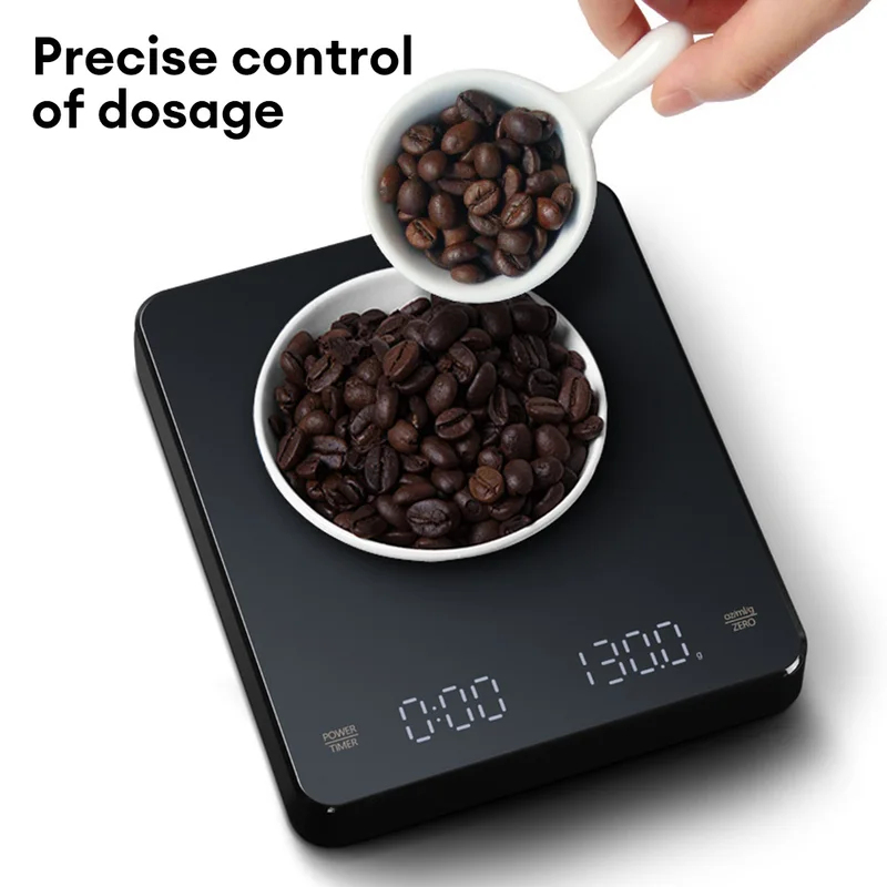 Digital Kitchen Scale - Cyfrowa waga do kawy z timerem,