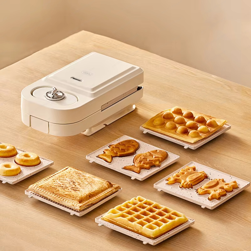 Breakfast Sandwich Maker - Wielofunkcyjne urządzenie do śniadań: opiekacz do