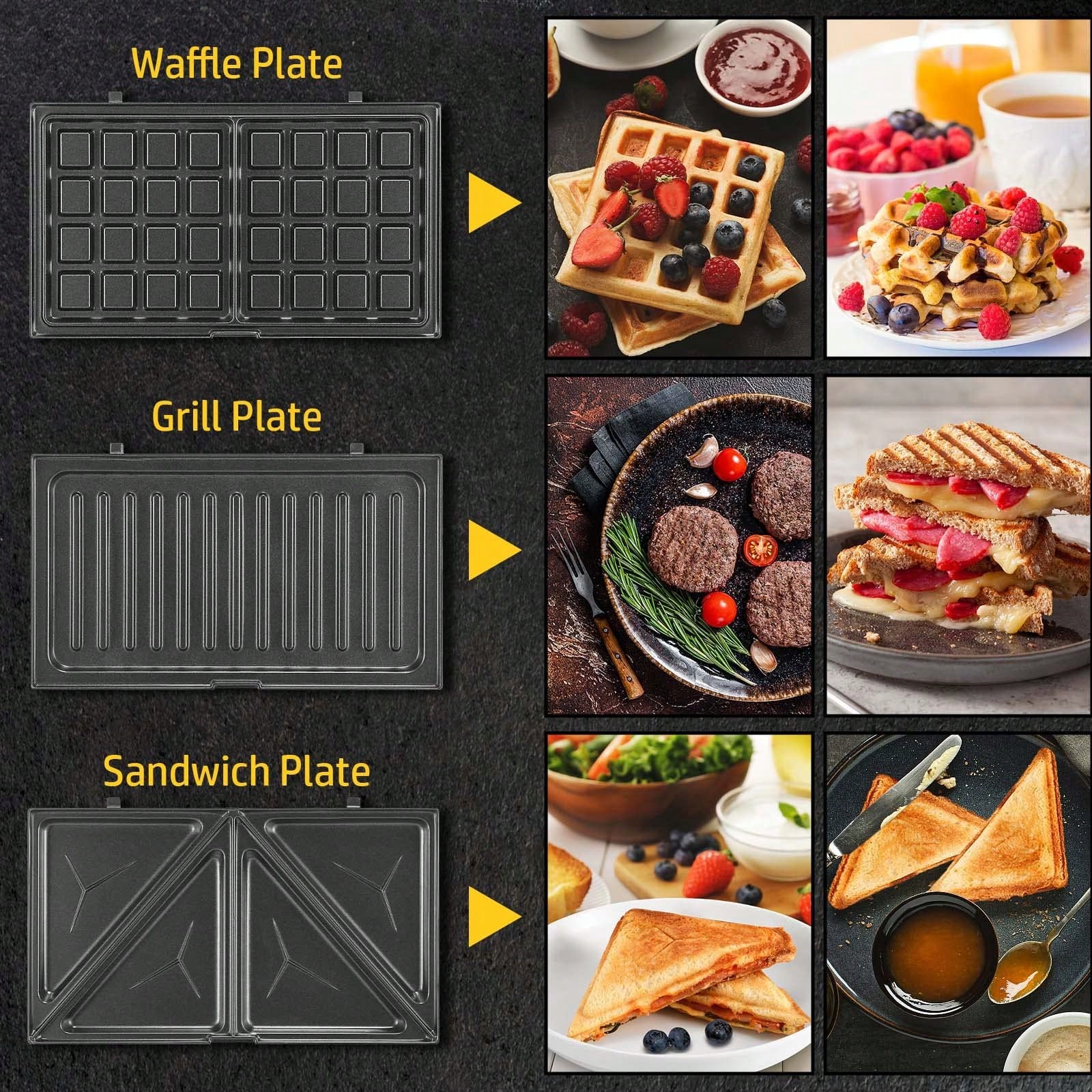 Urządzenie 3-w-1 do robienia k – Breakfast Sandwich Maker recenzja i cena