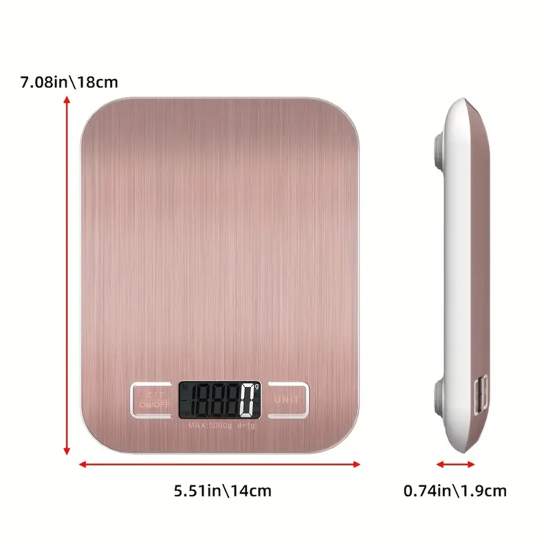 Waga Kuchenna Różowa 10Kg/1G 5 – Digital Kitchen Scale recenzja i cena