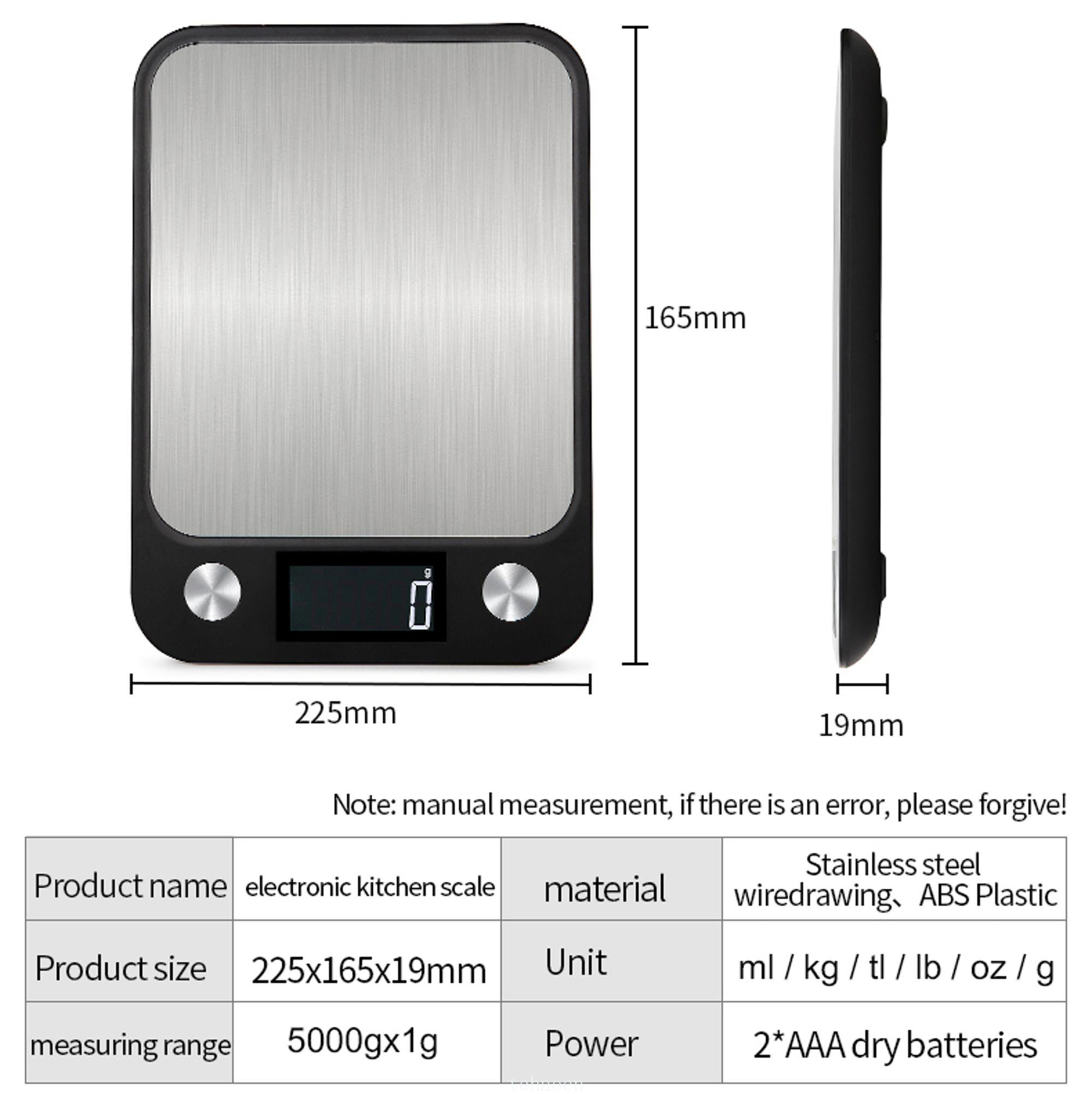 Waga Kuchenna 5/10/15Kg Do Waż – Digital Kitchen Scale recenzja i cena