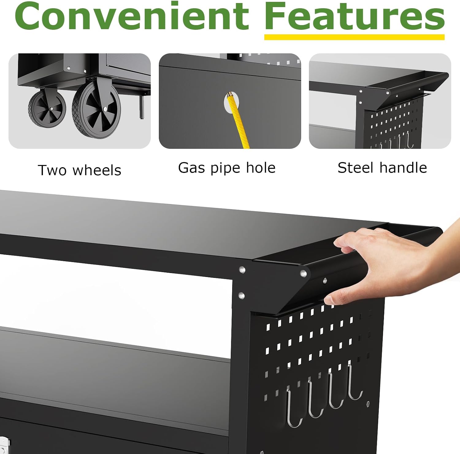 Wózek-grill zewnętrzny ze stoł – Kitchen Gadgets Storage recenzja i cena