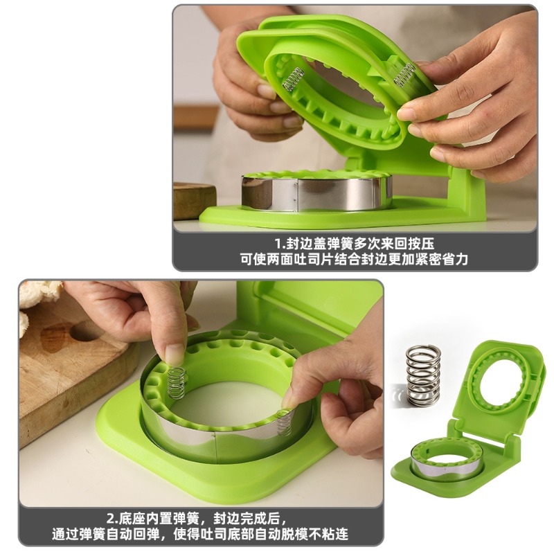 Nóż do krojenia i zamykania ka – Breakfast Sandwich Maker recenzja i cena