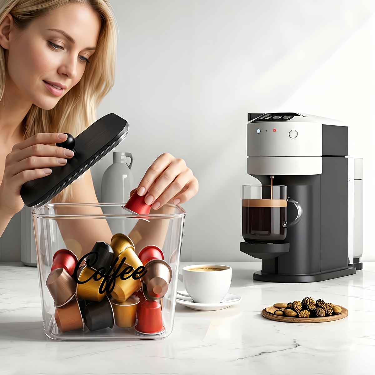 Pojemnik na kapsułki z pokrywk – Kitchen Gadgets Storage recenzja i cena