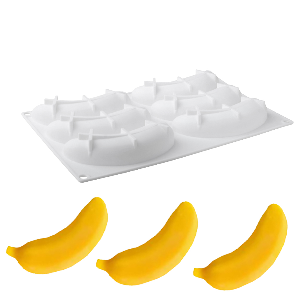 6 lub 12 komórek Banana Design – Kitchen Gadgets Baking recenzja i cena