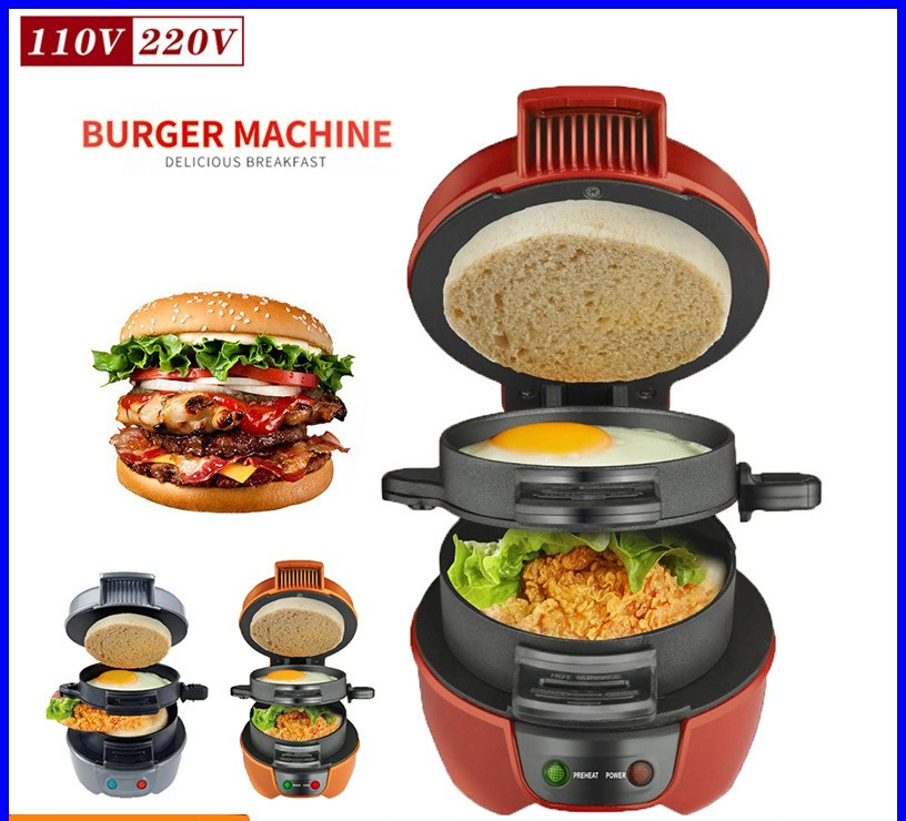 Maszynka do hamburgerów, opiek – Breakfast Sandwich Maker recenzja i cena