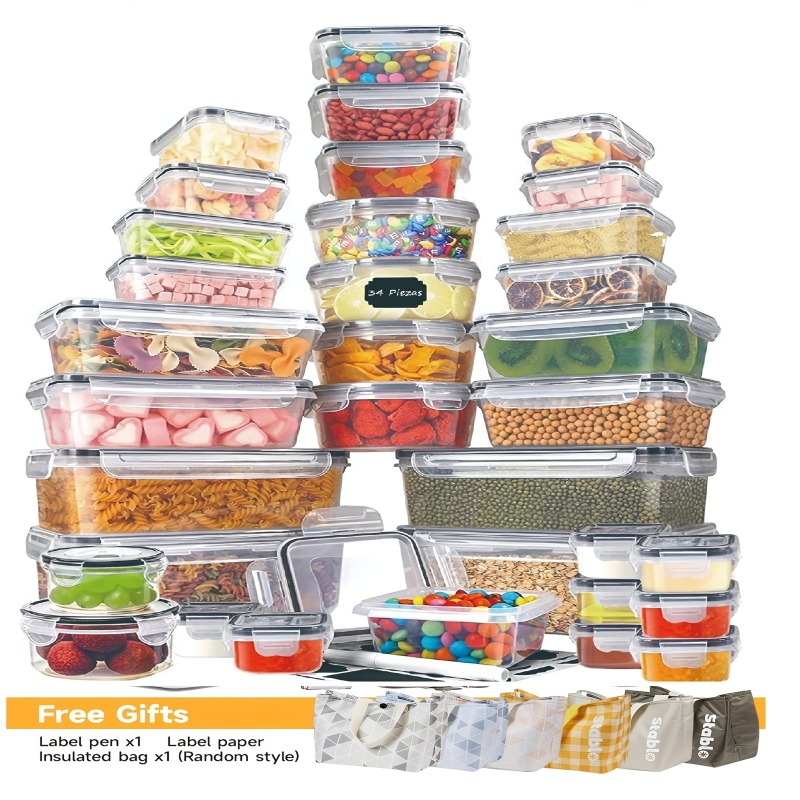 48-częściowy zestaw pojemników – Kitchen Gadgets Storage recenzja i cena