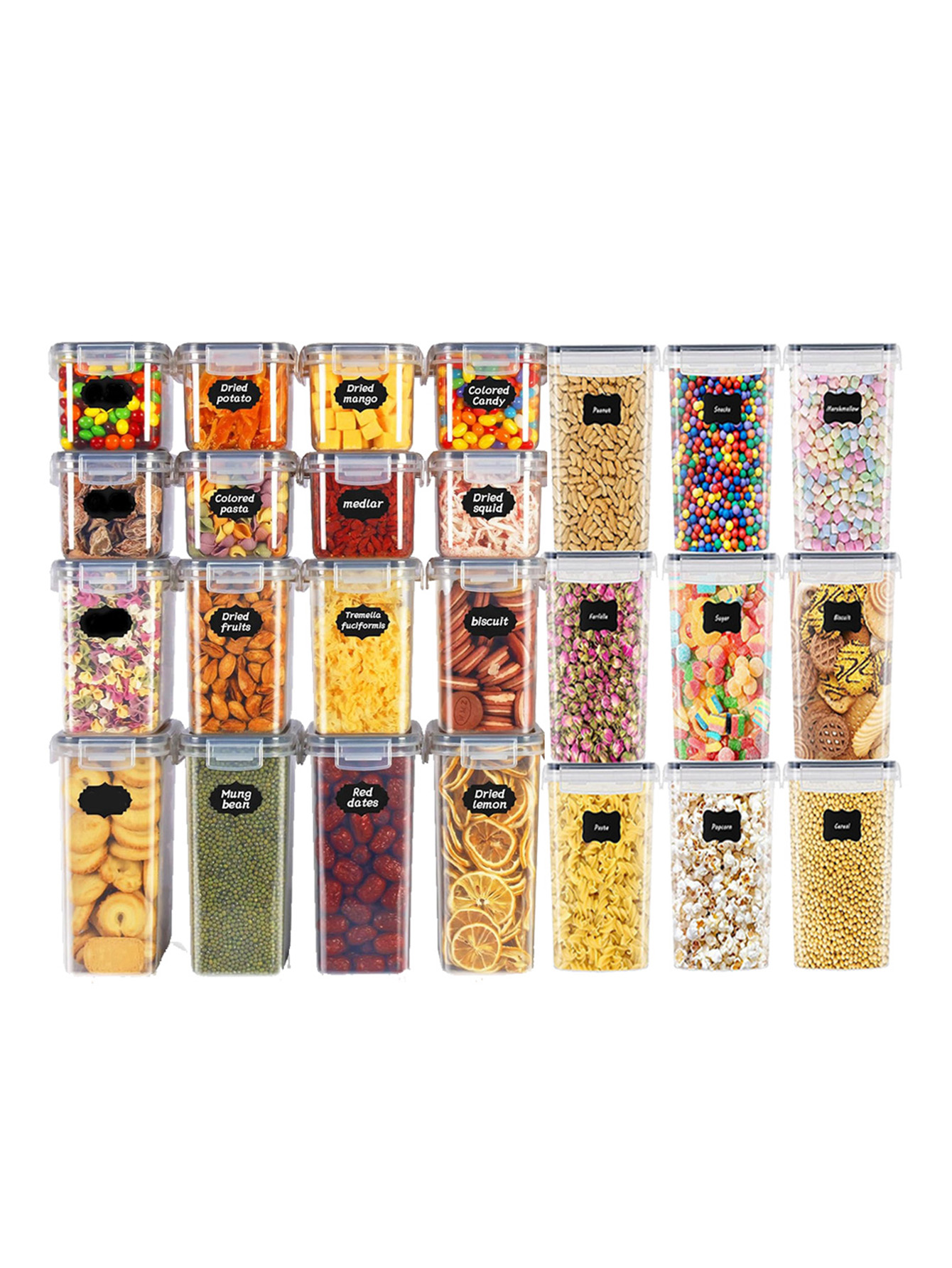 48 sztuk, szczelne pojemniki d – Kitchen Gadgets Storage recenzja i cena